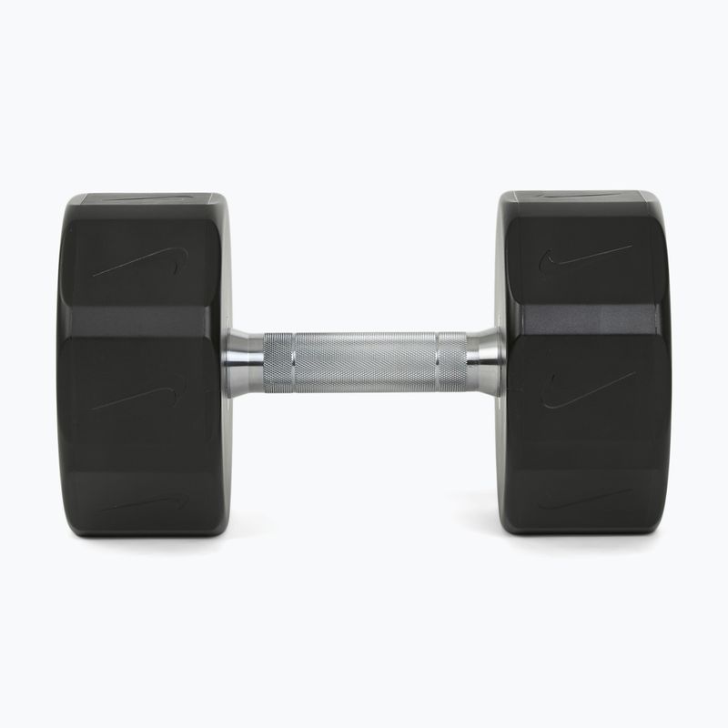 Chrómová činka Nike Strength Pro Urethane Dumbbell 28 kg black/white 3