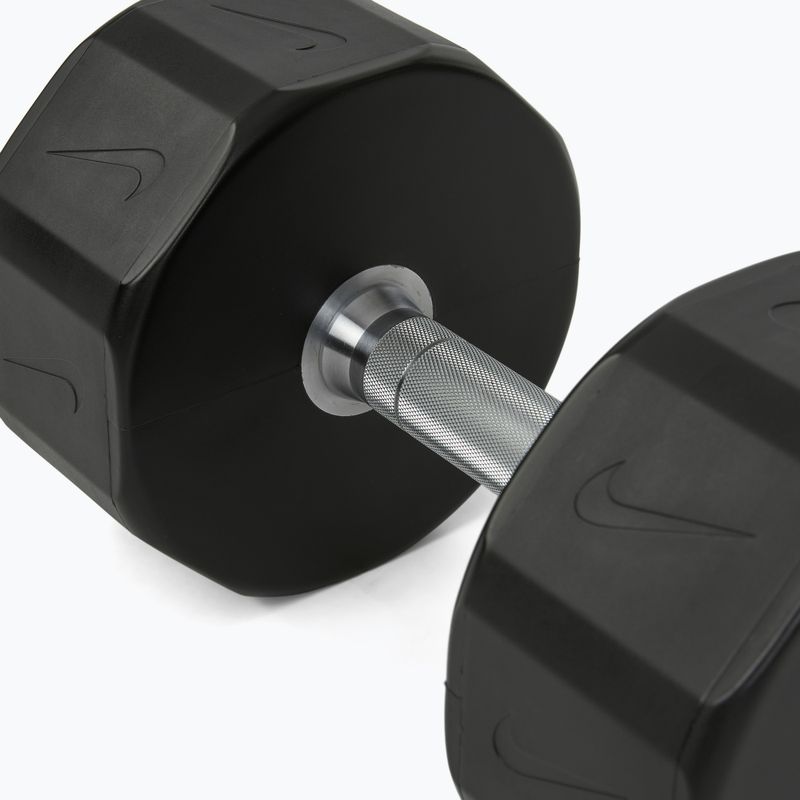 Chrómová činka Nike Strength Pro Urethane Dumbbell 30 kg black/white 4