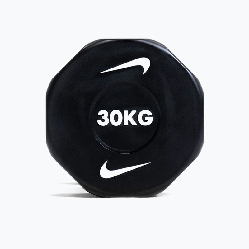 Chrómová činka Nike Strength Pro Urethane Dumbbell 30 kg black/white 7