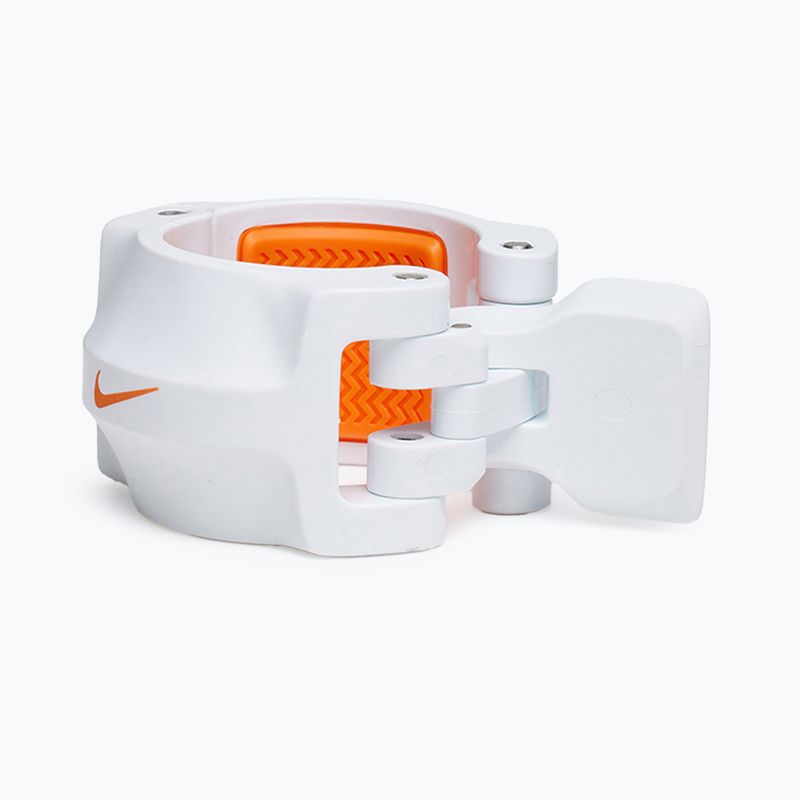 Uzávery na činku Nike Strength Barbell Collars 2ks white/orange 4