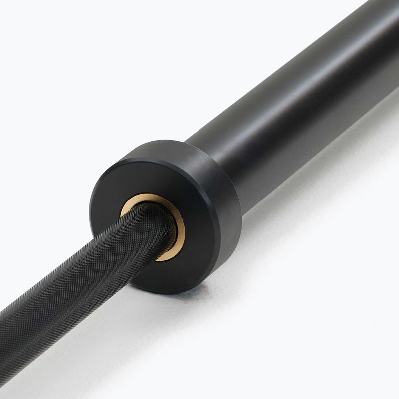 Rovná osa Nike Strength Chrome Barbell black chrome swoosh 4