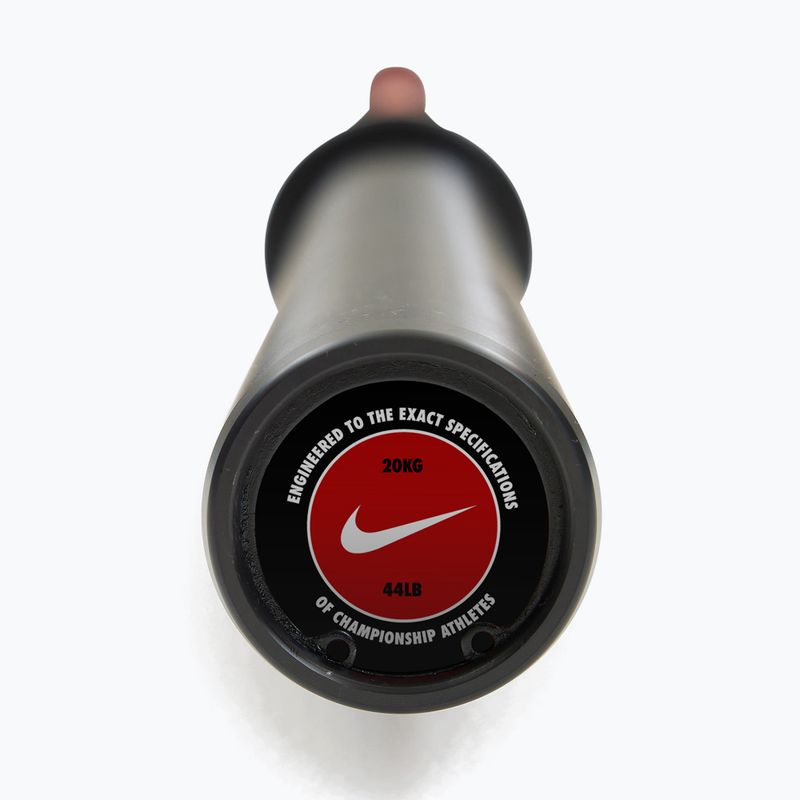 Rovná osa Nike Strength Coated Premium Barbell red swoosh 4