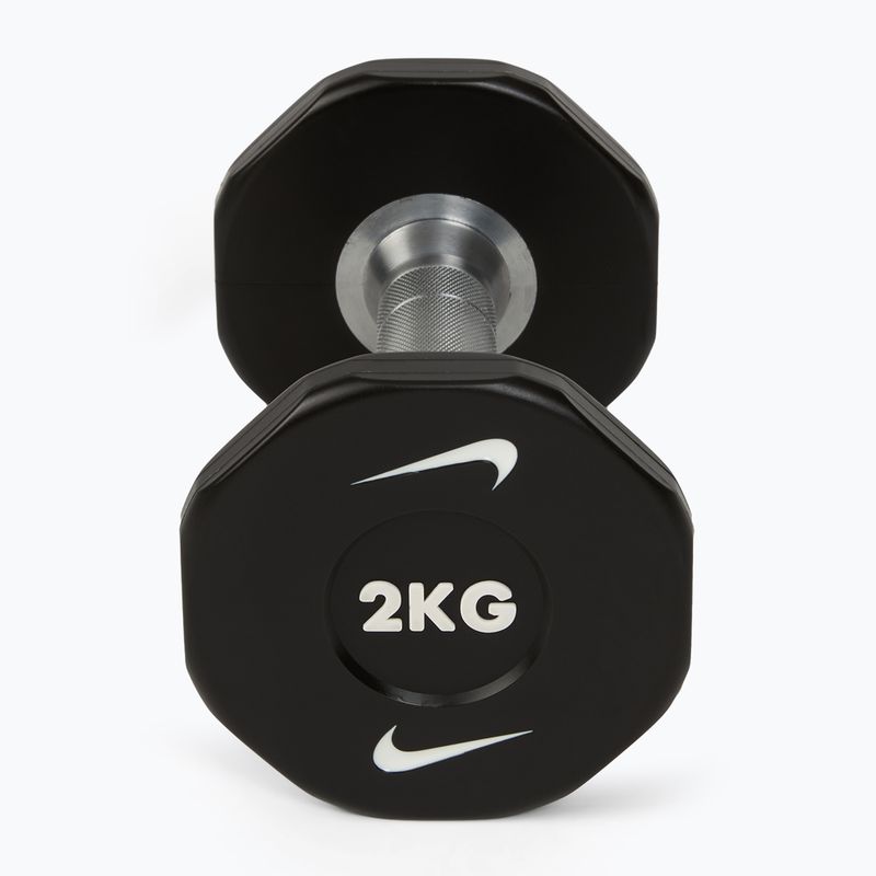 Činky Nike Strength Pro Urethane Dumbbell 2 x 2 kg black/white 2