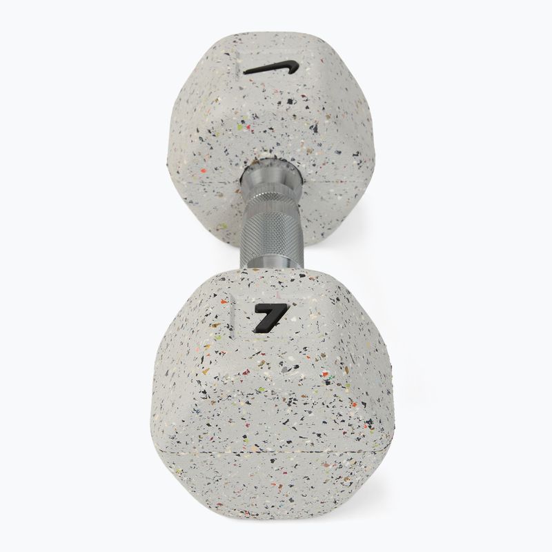 Činky Nike Strength Grind Hex Dumbbell 2 x 7 kg wolf grey 2
