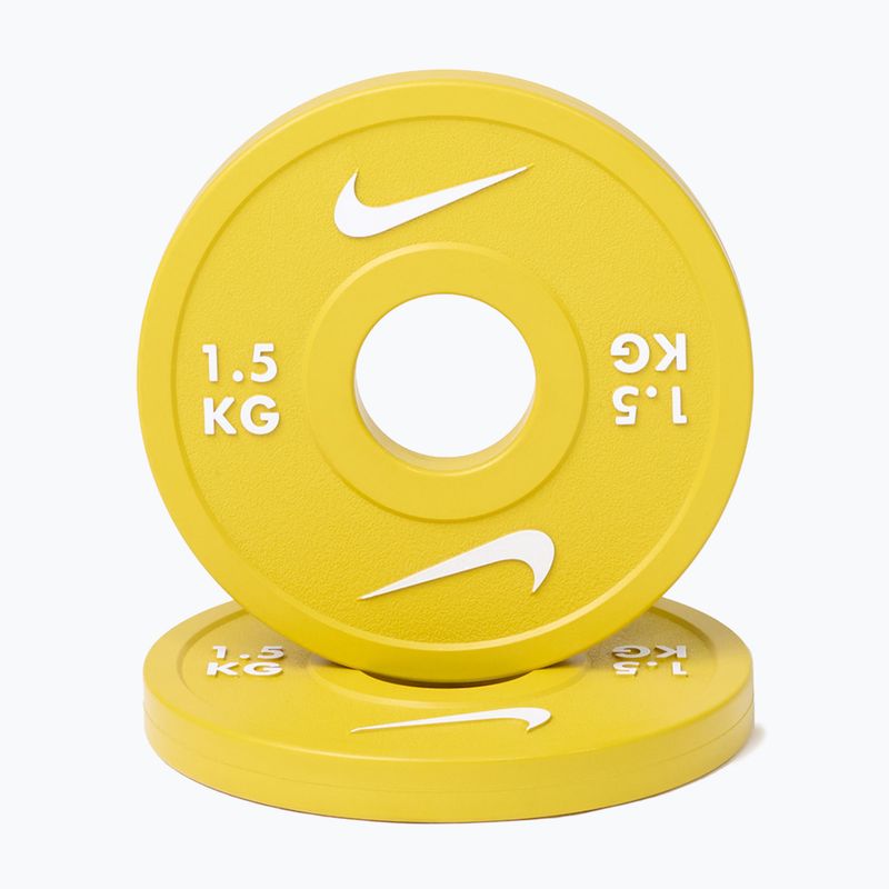 Kotúč Nike Strength Change Plates 2 x 1,5 kg yellow/white