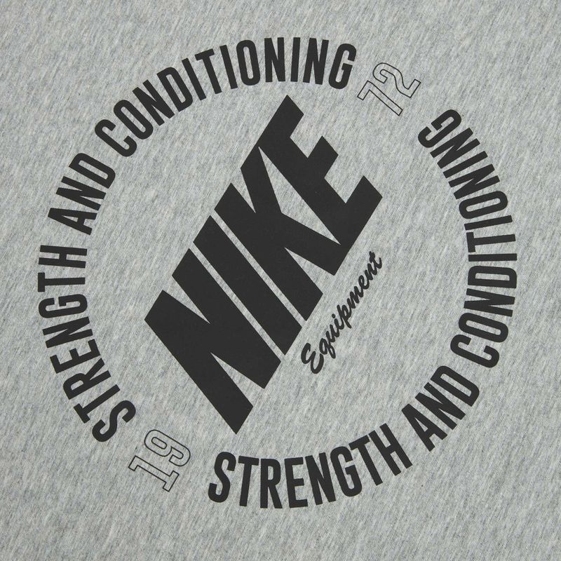 Pánske tréningové tričko Nike Strength S&C Dri-Fit heather grey/black 4