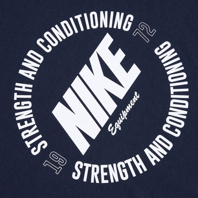 Pánske tréningové tričko Nike Strength S&C Dri-Fit navy/white 4