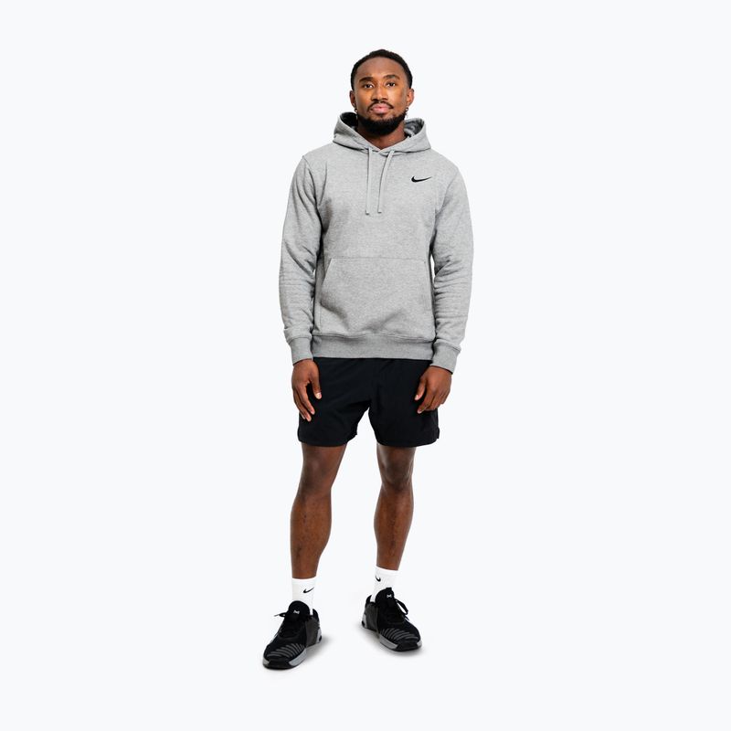 Pánska mikina Nike Strength S&C Hoodie heather grey/black 2