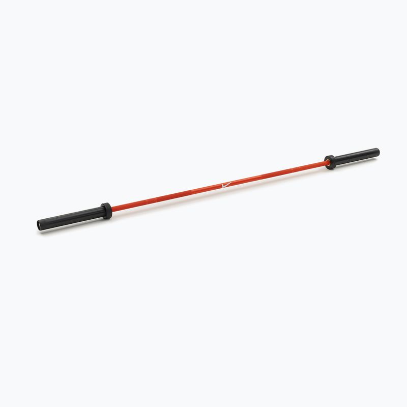 Rovná osa Nike Strength Coated Premium Barbell orange swoosh 2