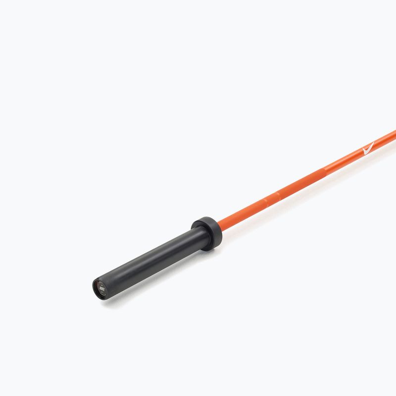 Rovná osa Nike Strength Coated Premium Barbell orange swoosh 3