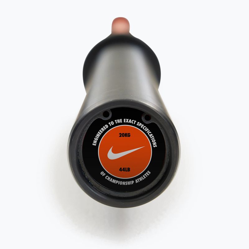 Rovná osa Nike Strength Coated Premium Barbell orange swoosh 6