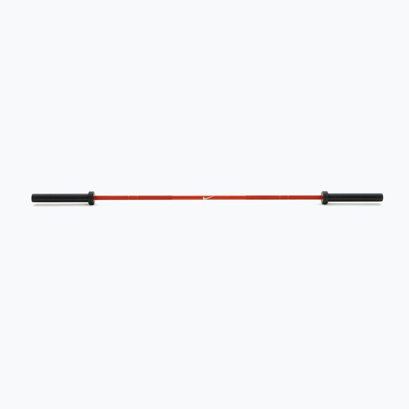 Rovná osa Nike Strength Coated Premium Barbell orange swoosh 2