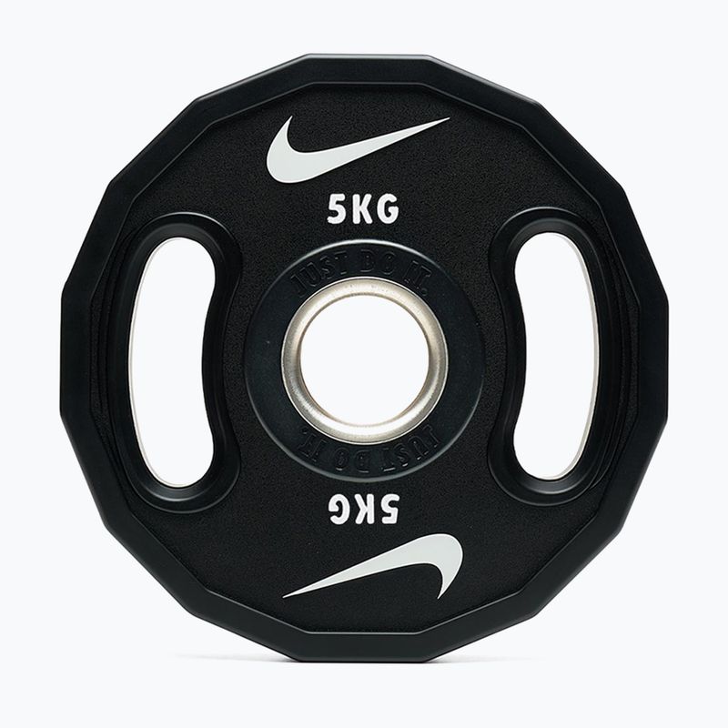 Kotúč Nike Strength Pro Urethane Plates 2 x 5 kg black/white