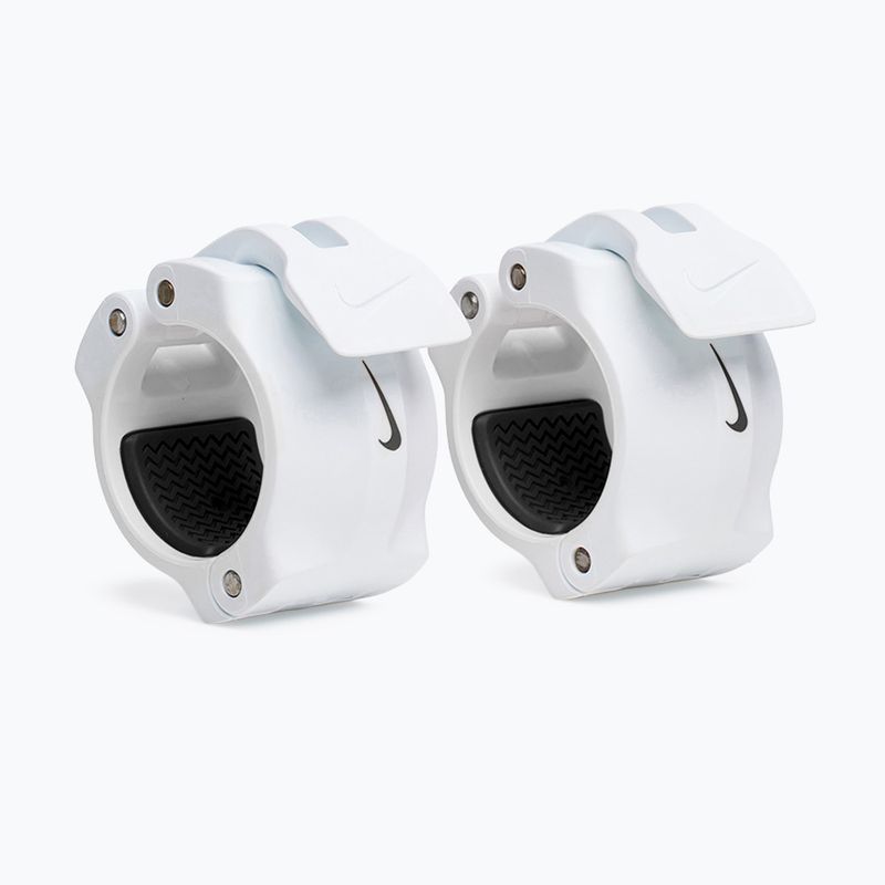 Uzávery na činku Nike Strength Barbell Collars 2ks white/black 4