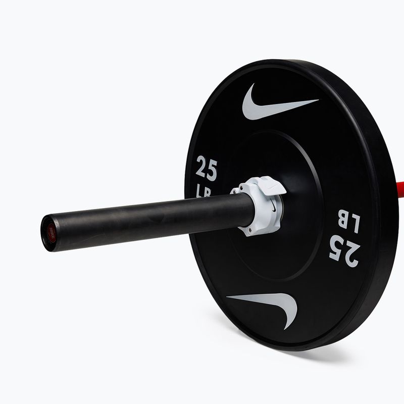Uzávery na činku Nike Strength Barbell Collars 2ks white/black 9