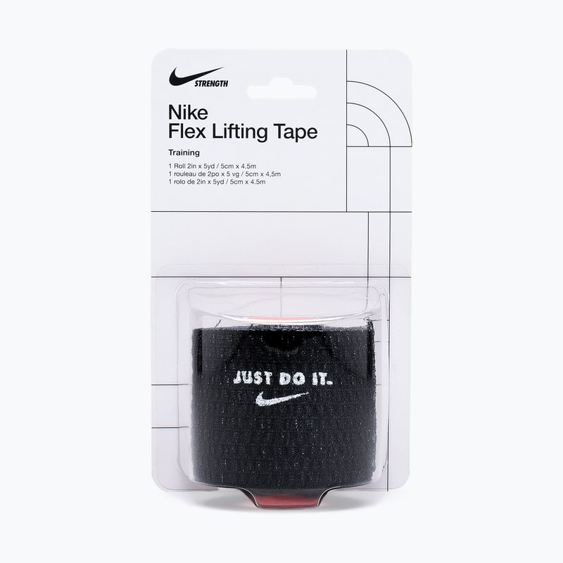 Kohezívny elastický obväz Nike Strenght Flex Lifting Tape black/white 7