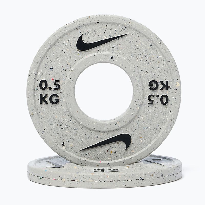Kotúč Nike Strength Grind Change Plates 2 x 0,5 kg wolf grey