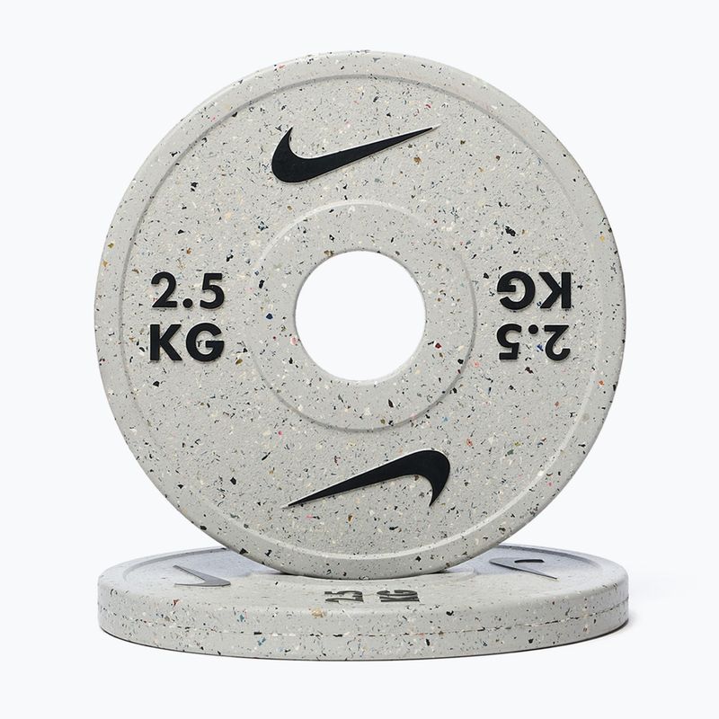 Kotúč Nike Strength Grind Change Plates 2 x 2,5 kg wolf grey