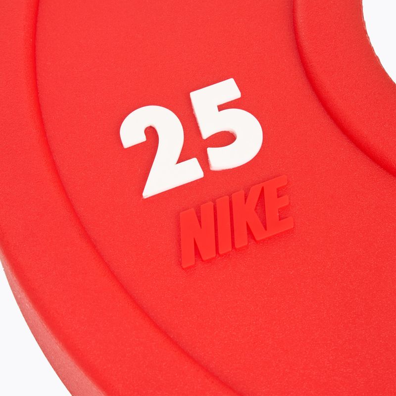 Nárazové zaťaženie Nike Strength Pro Urethane Bumper Plates 25 kg red/white 3