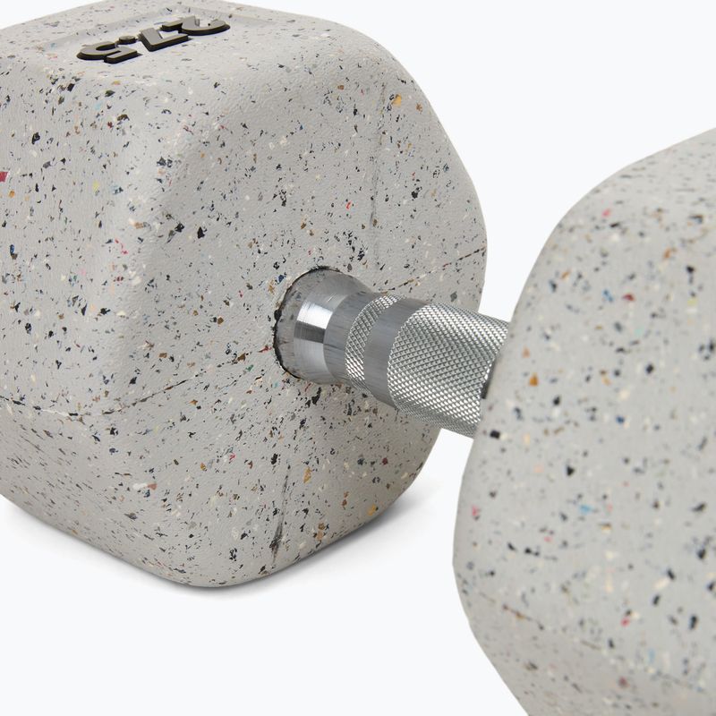 Gumovaná činka Nike Strength Grind Dumbbell 27,5 kg wolf grey 4