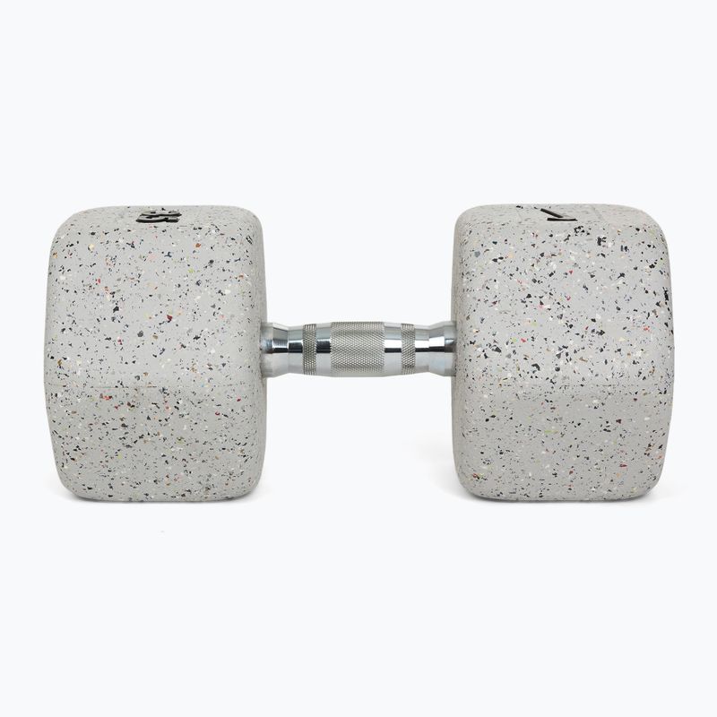 Gumovaná činka Nike Strength Grind Dumbbell 35 kg wolf grey 3