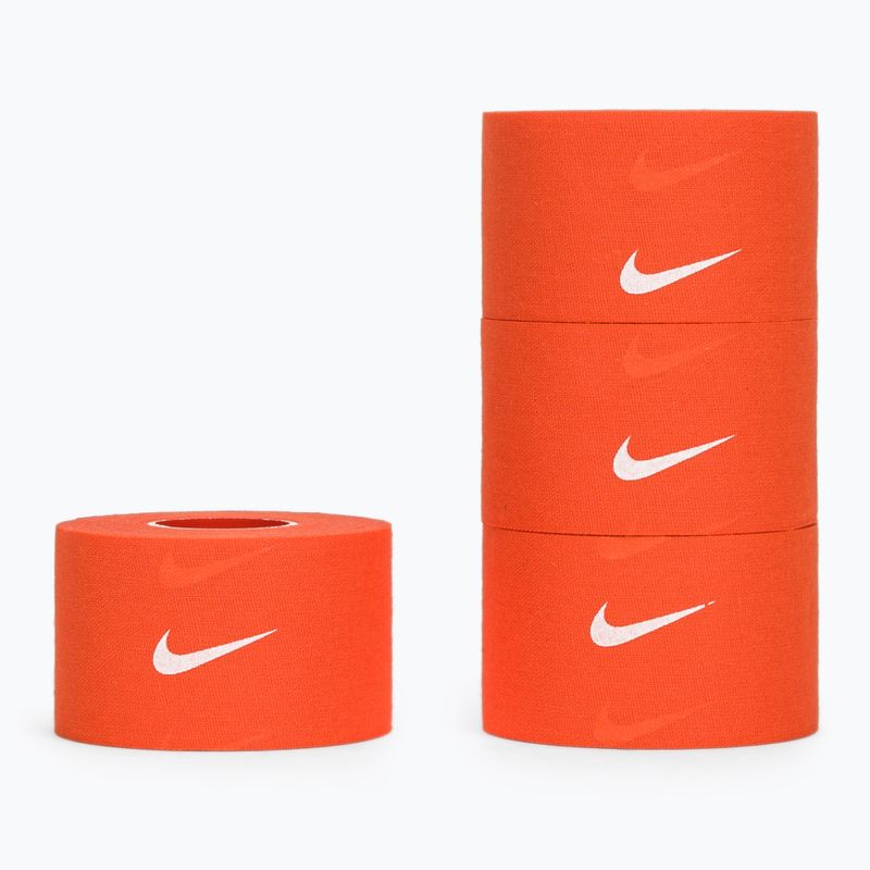 Kohezívny elastický obväz Nike Strenght Athletic Tape orange/white