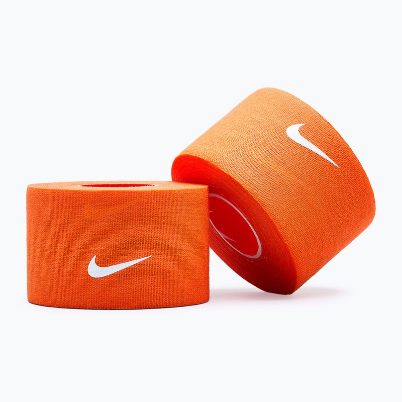 Kohezívny elastický obväz Nike Strenght Athletic Tape orange/white 4