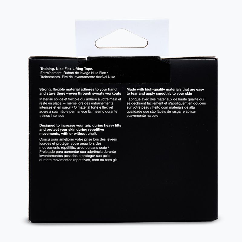 Kohezívny elastický obväz Nike Strenght Flex Lifting Tape black/white 3