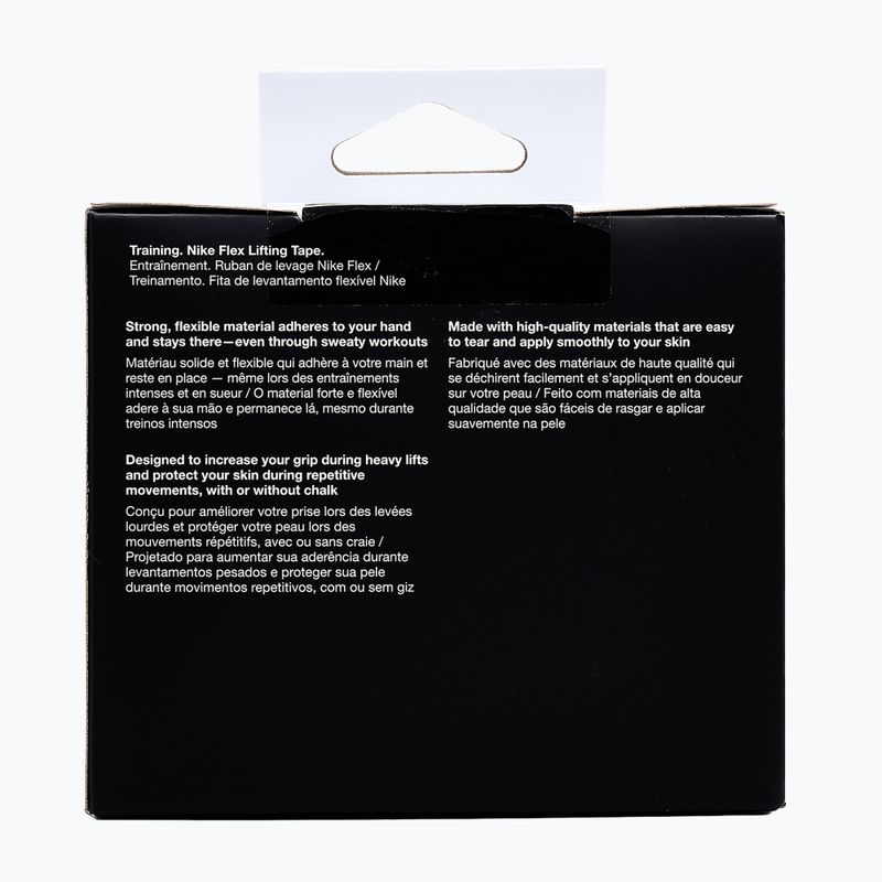 Kohezívny elastický obväz Nike Strenght Flex Lifting Tape white/black 3