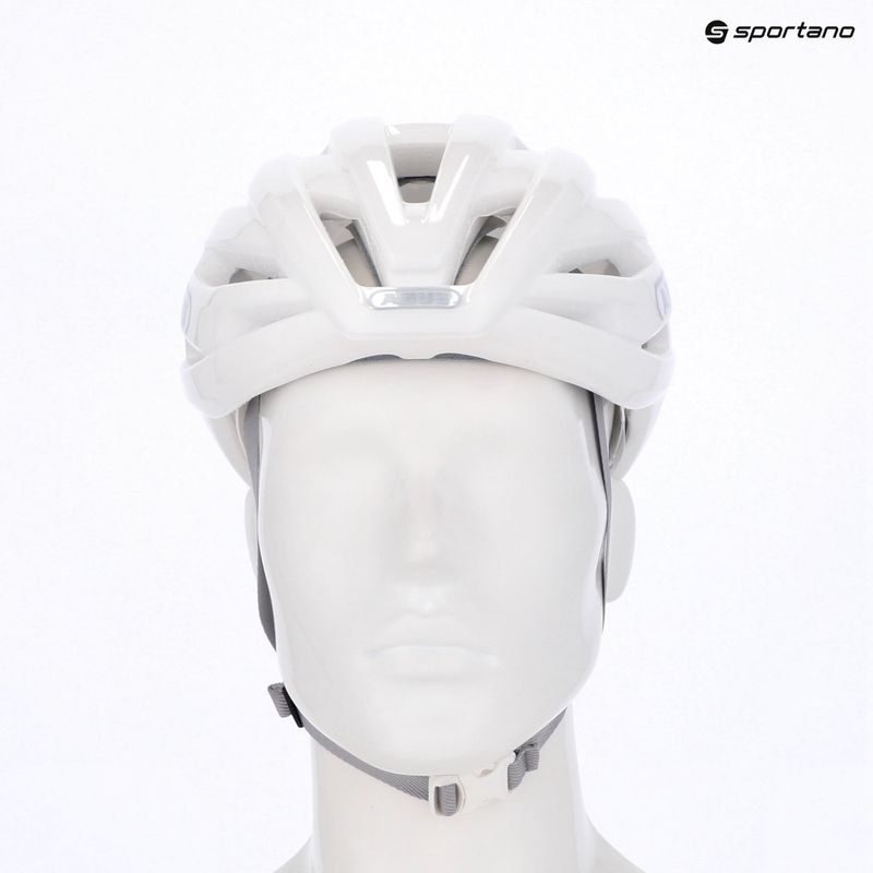 Cyklistická prilba ABUS StormChaser Ace pure white 8
