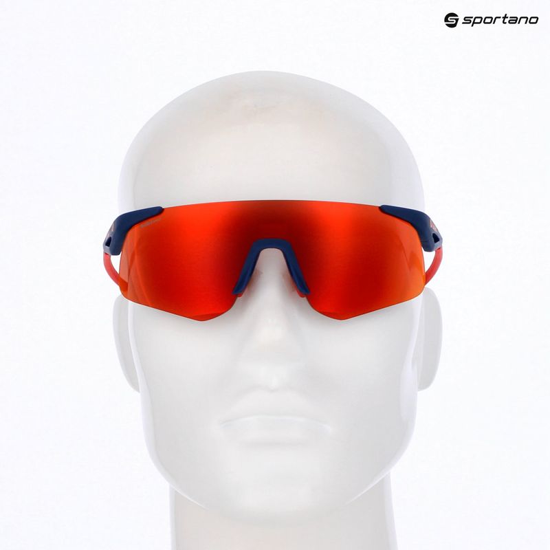 Slnečné okuliare Red Bull SPECT Mark blue/brown with red orange mirror 7