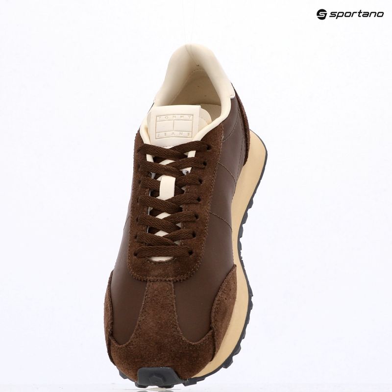 Pánske topánky Tommy Jeans Retro Runner Archive Mix legacy brown 9