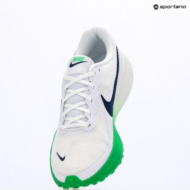 Pánske bežecké topánky Nike Revolution 8 white/green spark/midnight navy 9
