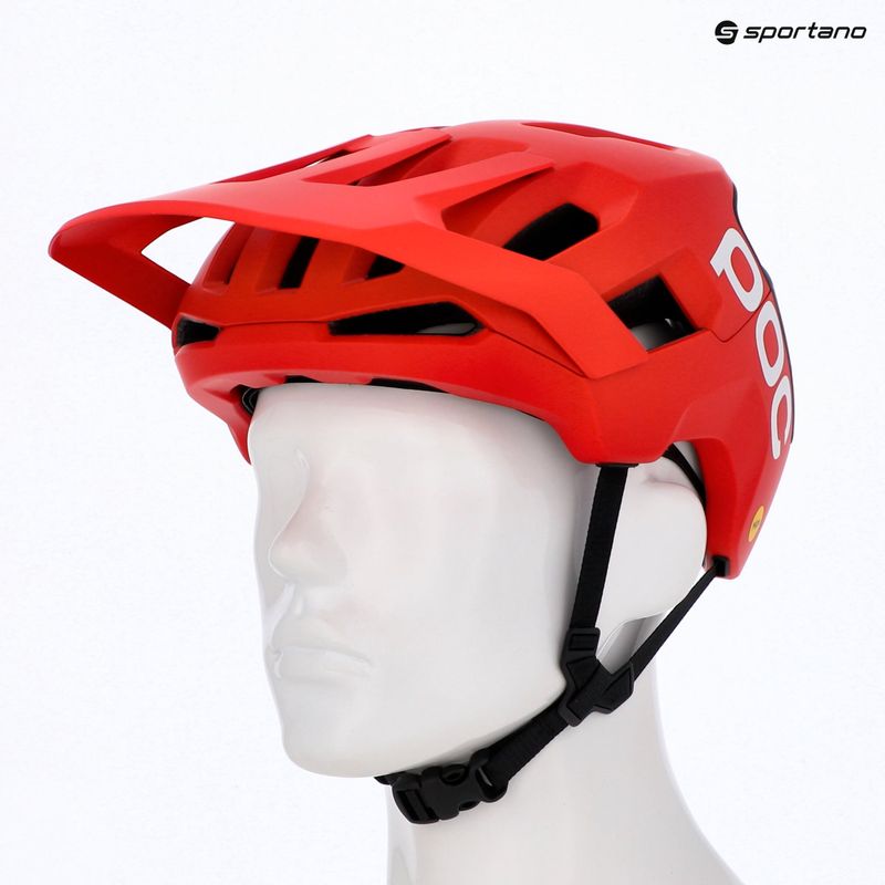 Cyklistická prilba POC Kortal Race MIPS prismane red matt/uranium black matt 6