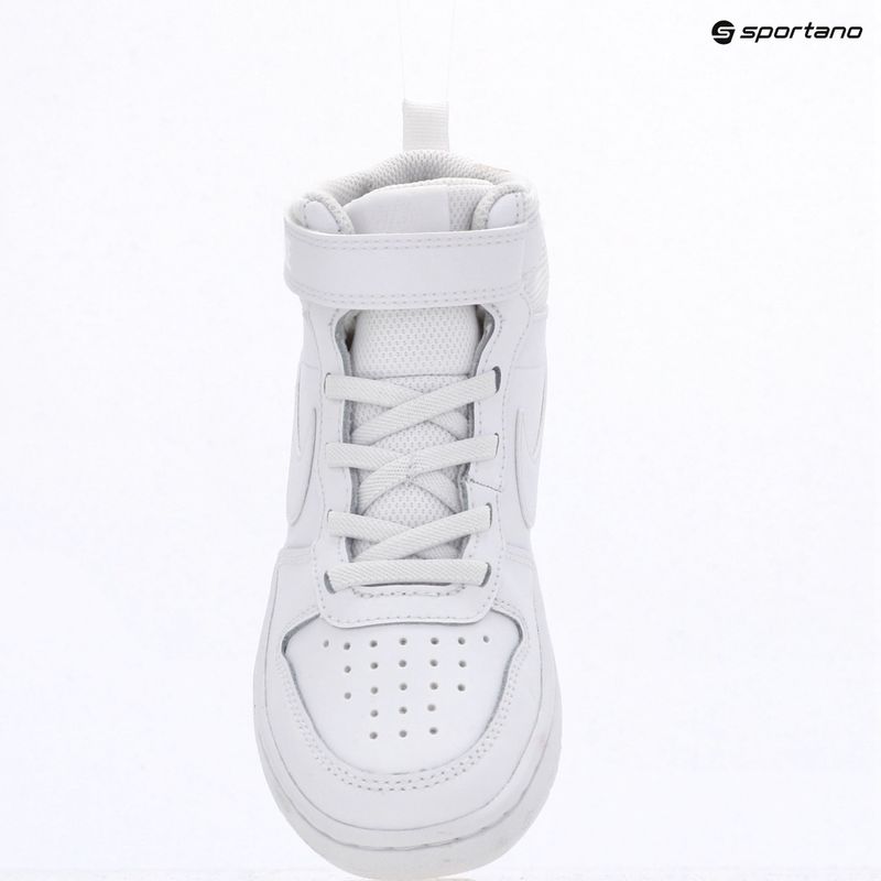 Detské topánky Nike Court Borough Mid 2 white/white/white 9