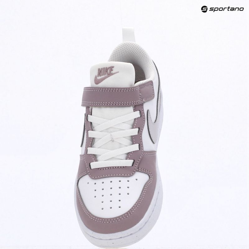 Detské topánky Nike Court Borough Low Recraft white/plum fog/white/venice 9