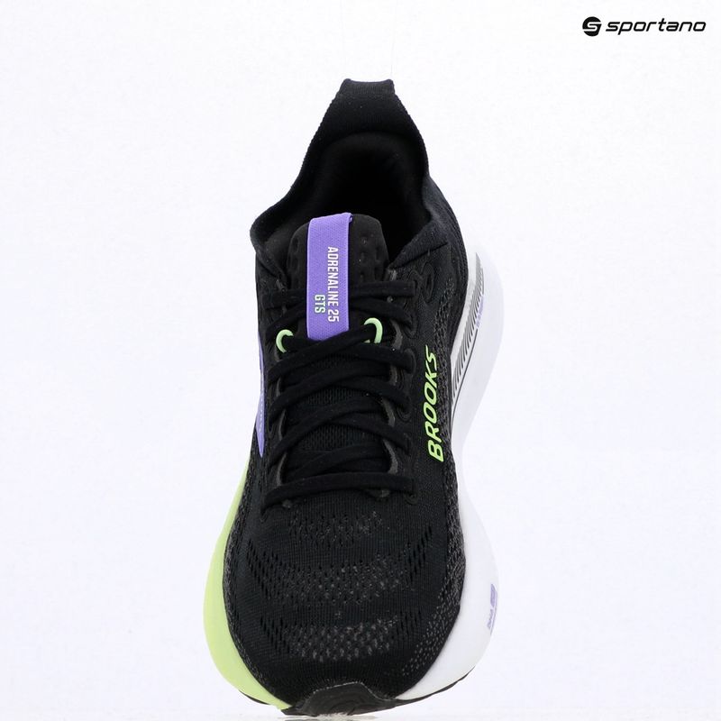 Dámske bežecké topánky Brooks Adrenaline GTS 25 black/blackened pearl/purple 9