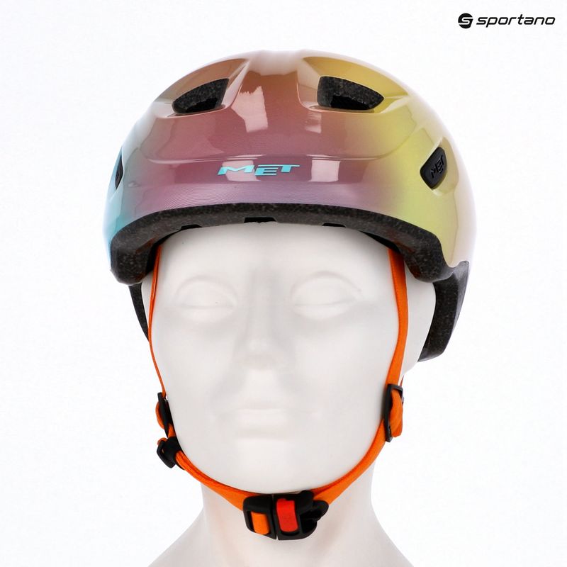 Detská cyklistická prilba MET Hooray multicolour glossy 8