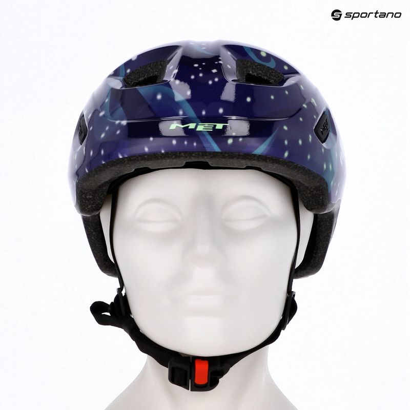 Detská cyklistická prilba MET Hooray space glow in the dark 7