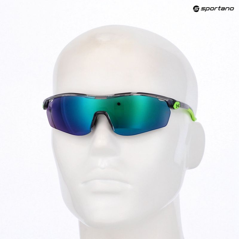 Detské viacvrstvové slnečné okuliare Under Armour 7001/S S3 šedá/zelená 10