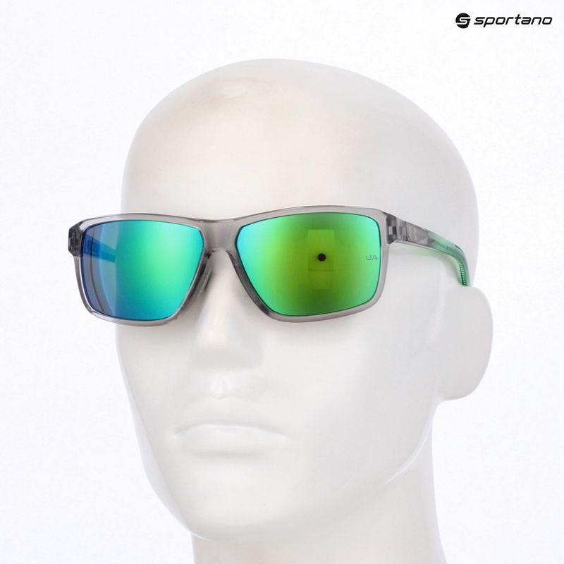 Pánske viacvrstvové slnečné okuliare Under Armour Kickoff/G S3 grey green/green 10