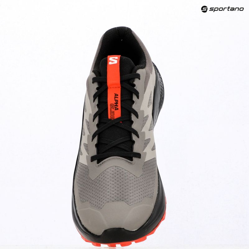 Pánske bežecké topánky Salomon Alphaglide cloudburst/black 9