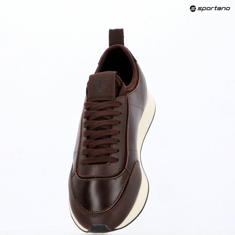 Dámske topánky Calvin Klein HW0HW03118 Retro Runner Sock PANL Leather Neo bordeaux 9