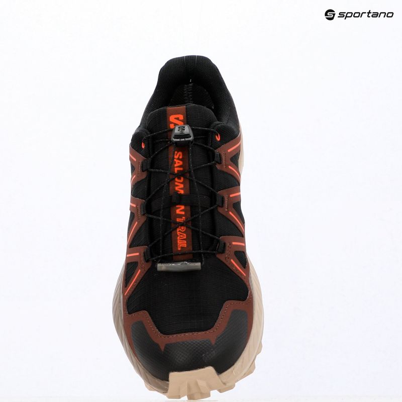 Pánske bežecké topánky Salomon Speedcross Peak GTX black/oxford tan 9