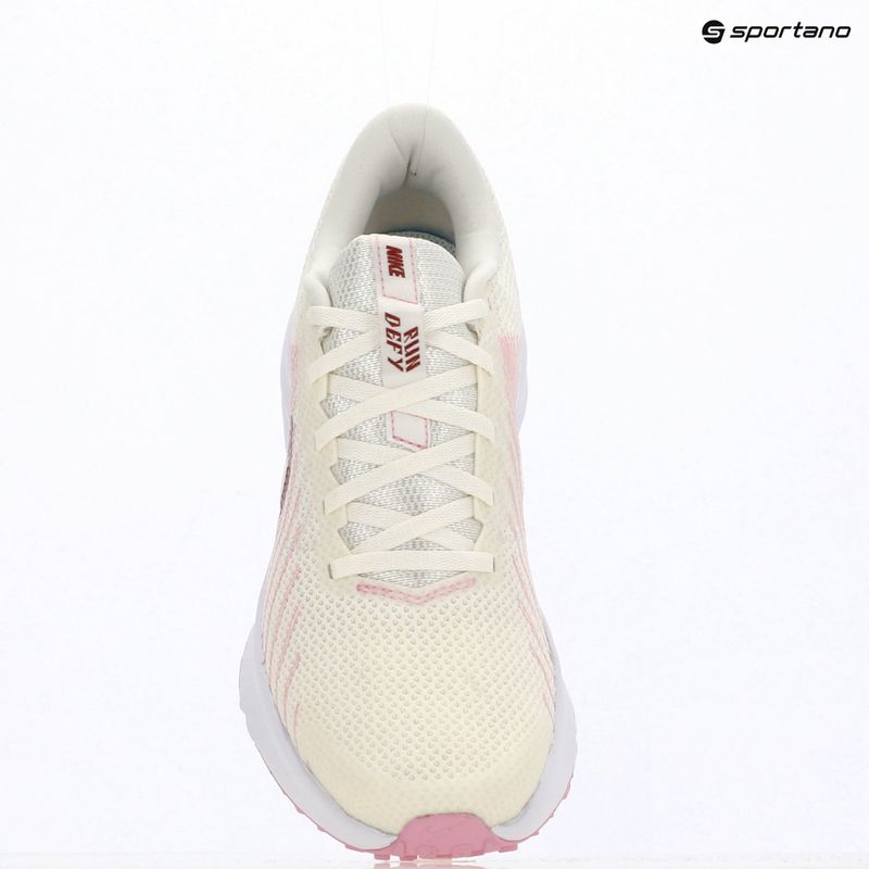 Dámske bežecké topánky Nike Run Defy sail/white/pink rise/pink smoke 6