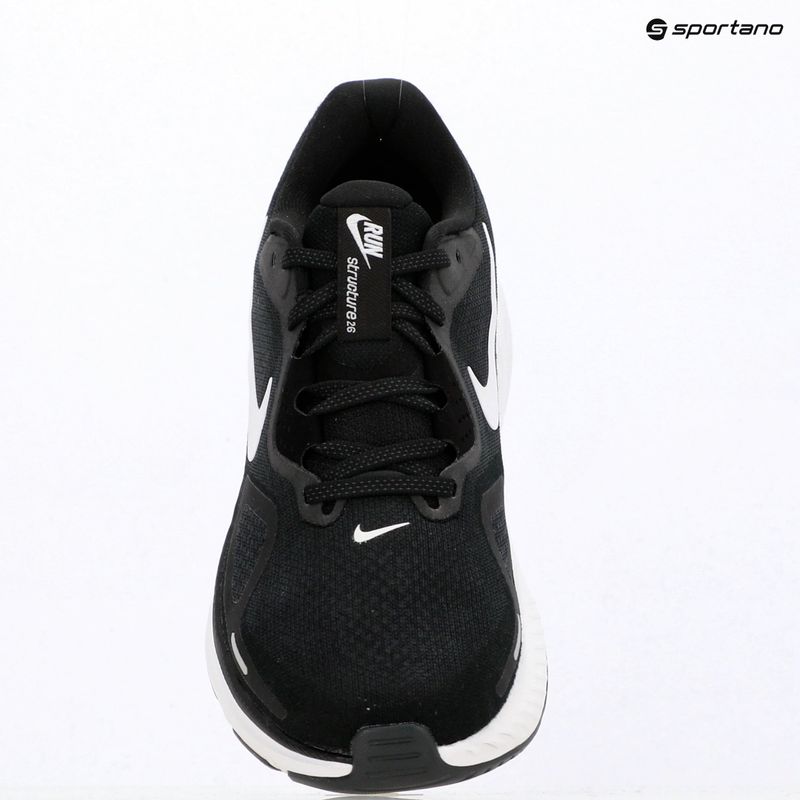 Pánske bežecké topánky Nike Structure 26 Wide black/wolf grey/metallic silver/white 15