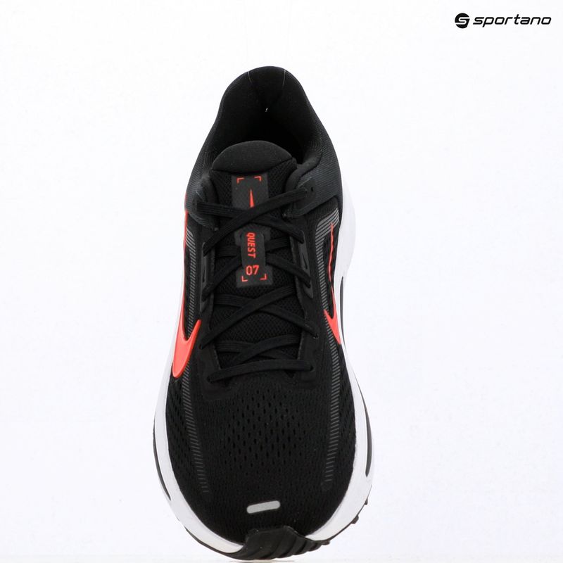Pánske bežecké topánky Nike Quest 7 black/white/anthracite/red orbit 10
