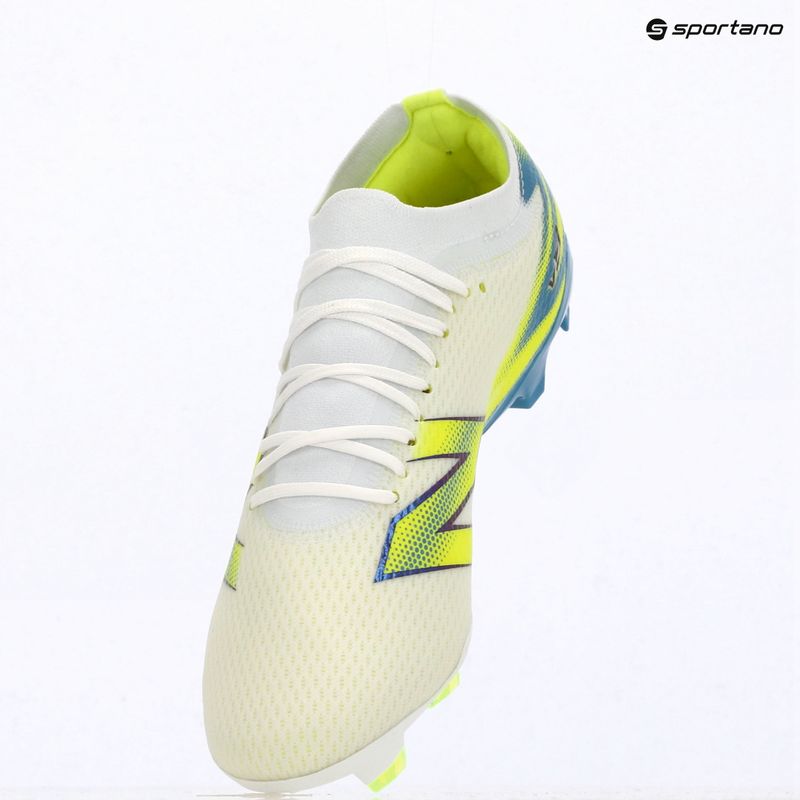 Kopačky New Balance Furon Team V9 FG white/alkaline green 6