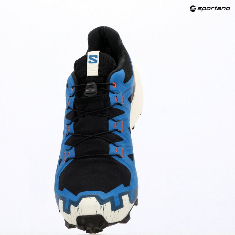 Pánske bežecké topánky Salomon Speedcross 6 GTX black/mykonos blue 15