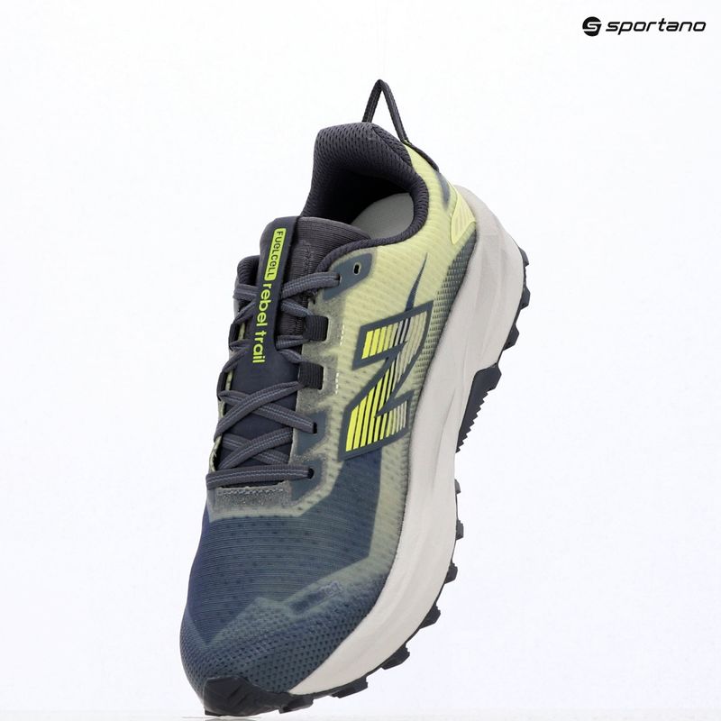 Pánske bežecké topánky New Balance Rebel Trail V1 arctic grey/alkaline green 7